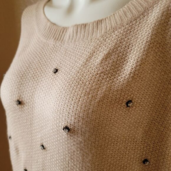 Gianni Bini Womens Small pullover light pink sweat - Picture 2 of 5